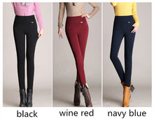 Load image into Gallery viewer, CWL™ Thick Skinny Velvet Leggings