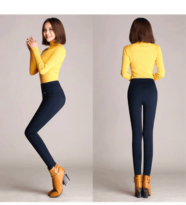 CWL™ Thick Skinny Velvet Leggings